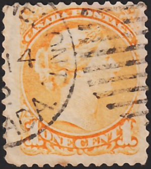  1870  . Queen Victoria . 1 c .  7,0 . (8) 
